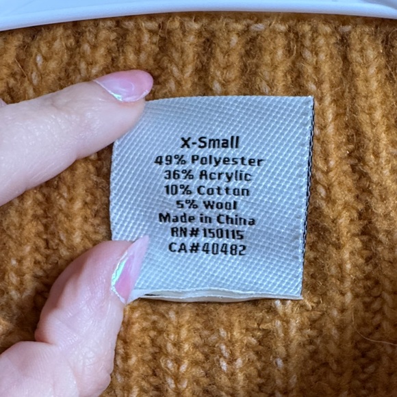 Varley Skyla Funnel Neck Knit Pullover Sz XS - Picture 3 of 5